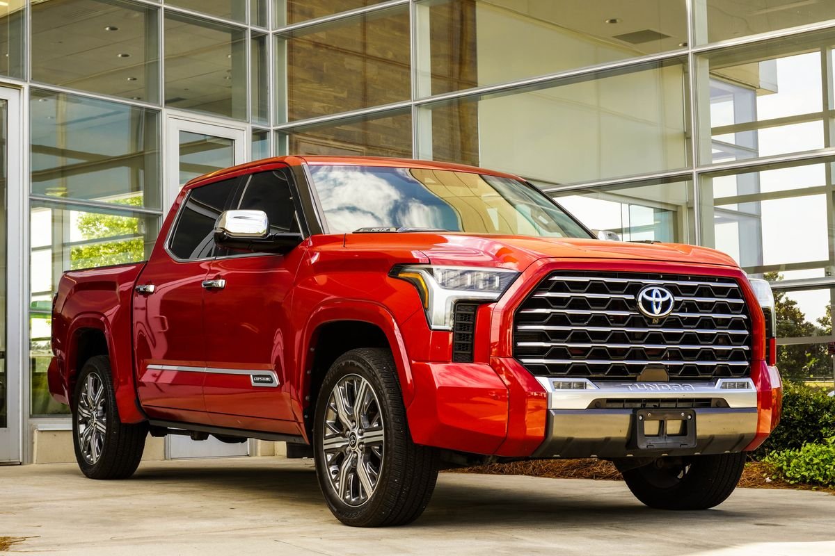 Used 2023 Red Toyota Capstone image 4