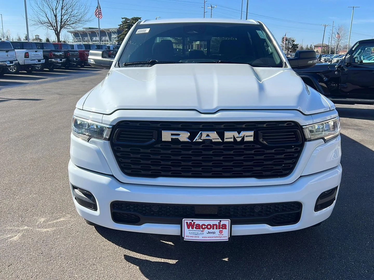 New 2026 Bright White Clearcoat RAM Big Horn image 3