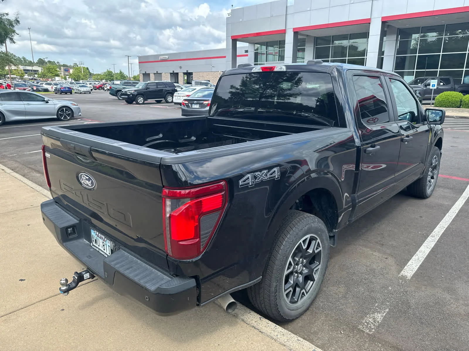 Used 2024 Agate Black Metallic Ford STX image 4