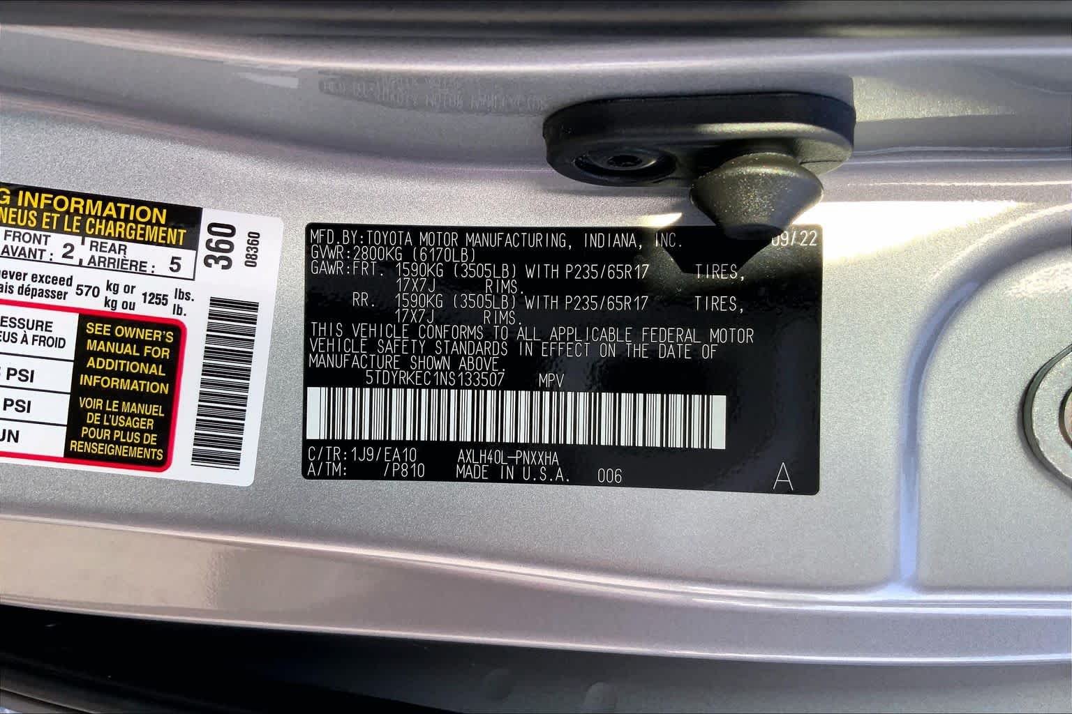 Used 2022 Celestial Silver Metallic Toyota XLE image 31