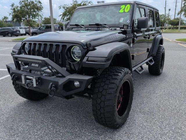 Used 2020 Black Jeep Unlimited Sport image 8