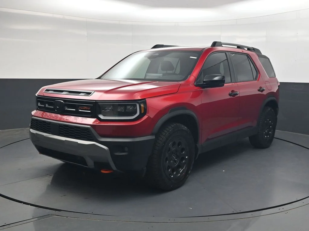 New 2026 Radiant Red Metallic II Honda TrailSport Blackout image 8