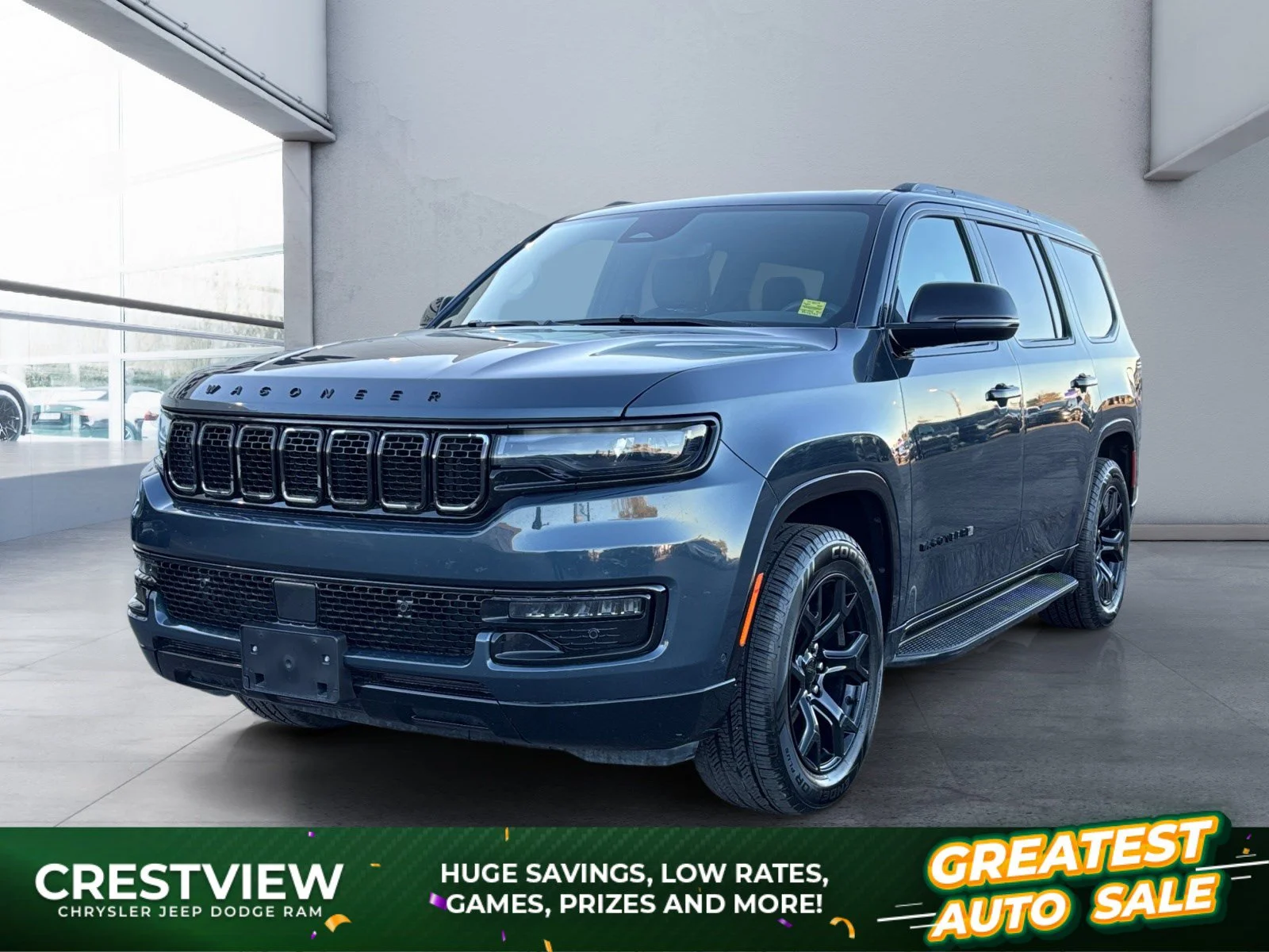 Certified Used 2024 RIVER ROCK BLUE Jeep Series II Carbide image 1