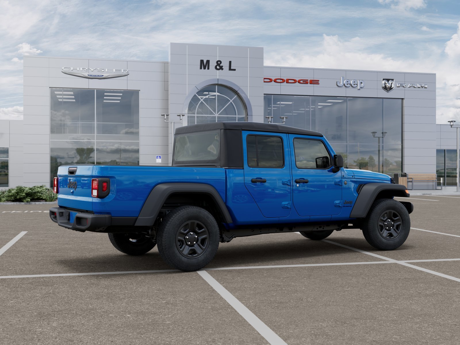 New 2026 Hydro Blue Pearl-Coat Exterior Paint Jeep Sport 4x4 image 31