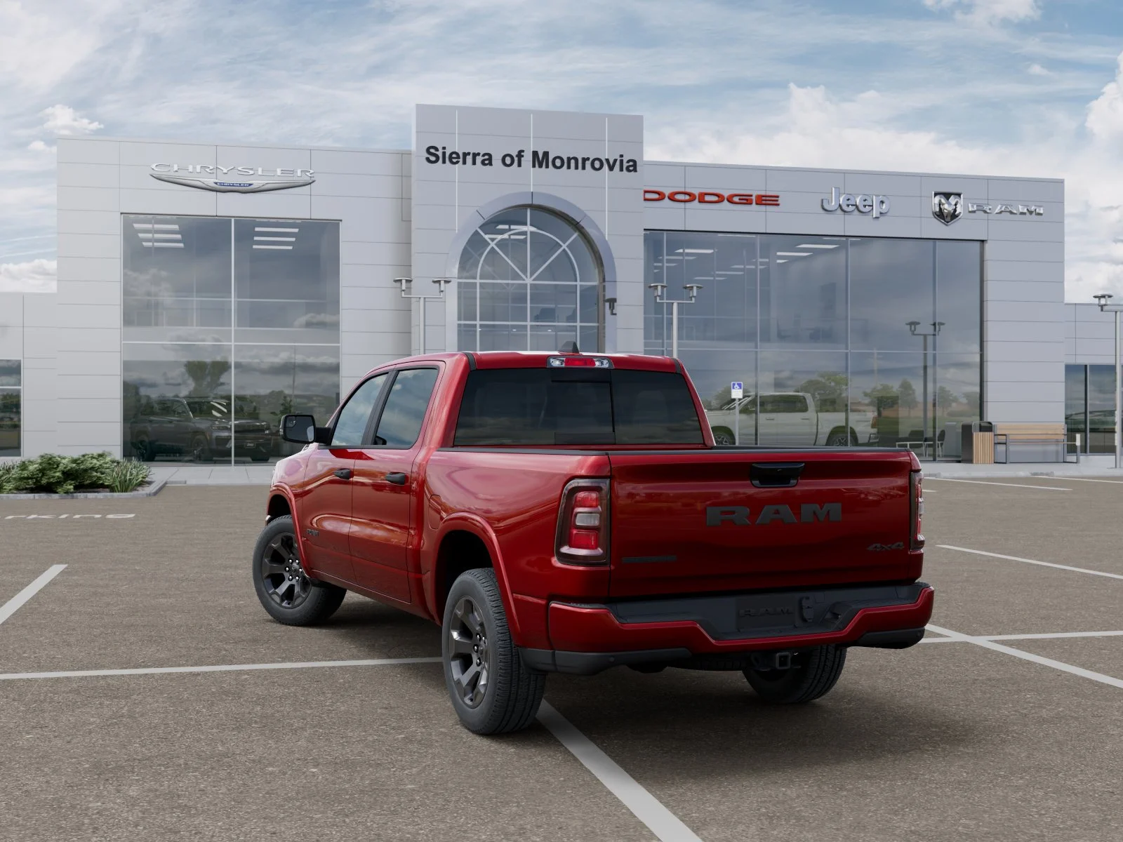 New 2026 Molten Red Pearl-Coat Exterior Paint RAM Big Horn/Lone Star image 34