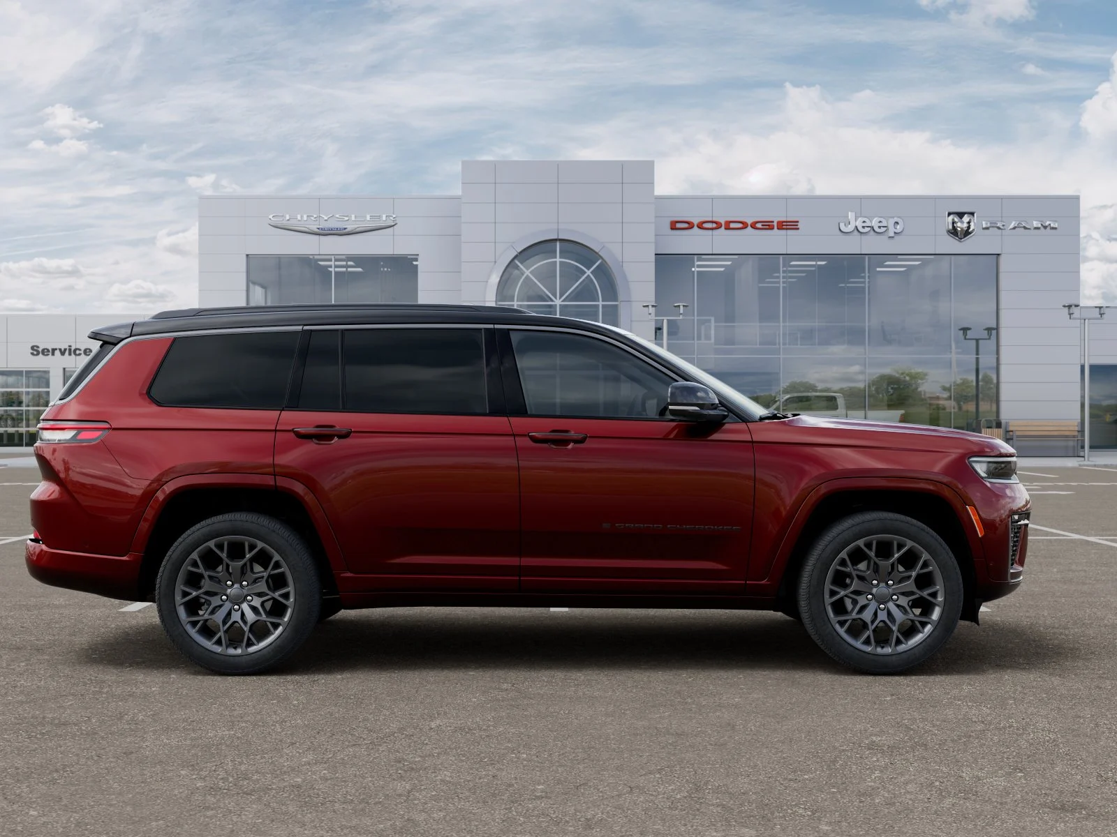 New 2026 Velvet Red Pearl-Coat Exterior Paint Jeep Summit image 60