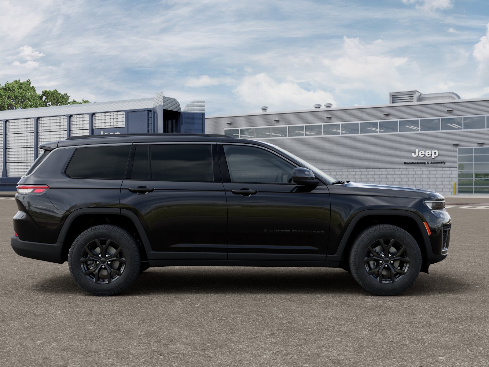 New 2026 Diamond Black Crystal Pearl-Coat Exterior Paint Jeep Laredo image 12