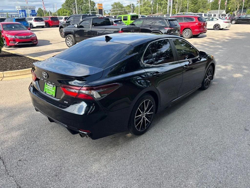 Used 2023 Midnight Black Metallic Toyota SE image 5