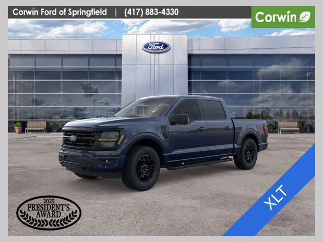 New 2026 Antimatter Blue Metallic Ford XLT image 1