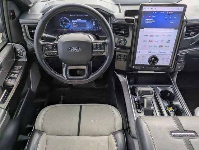 Certified Used 2024 Antimatter Blue Metallic Ford Platinum image 16