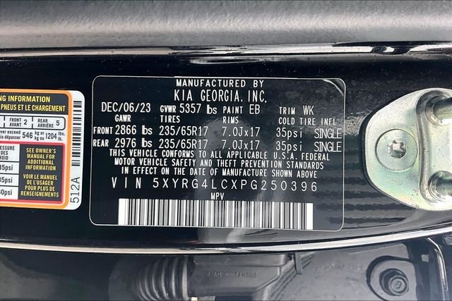 Used 2023 Black Kia LX image 29
