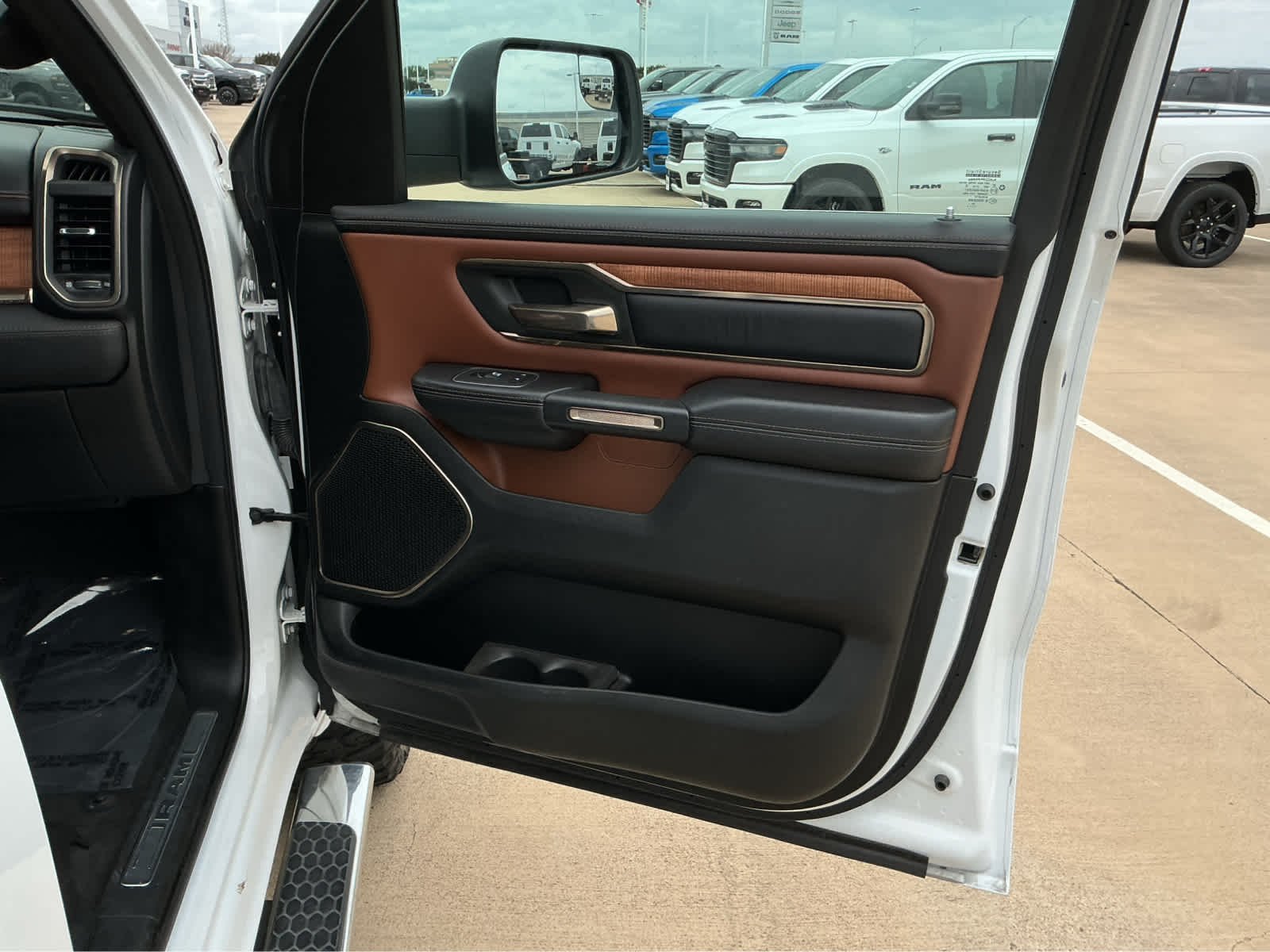 Used 2022 Bright White Clearcoat Ram Longhorn image 22