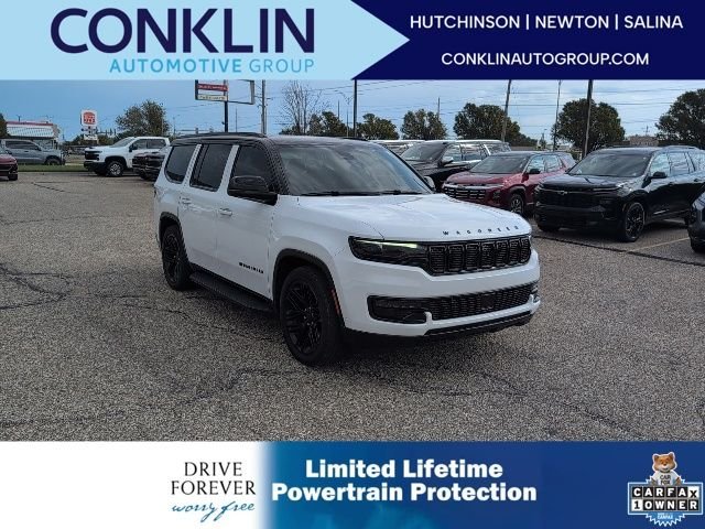 Used 2024 Bright White Clearcoat Jeep Series II image 1