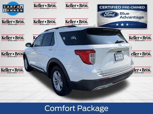Certified Used 2020 White Metallic Ford XLT image 5