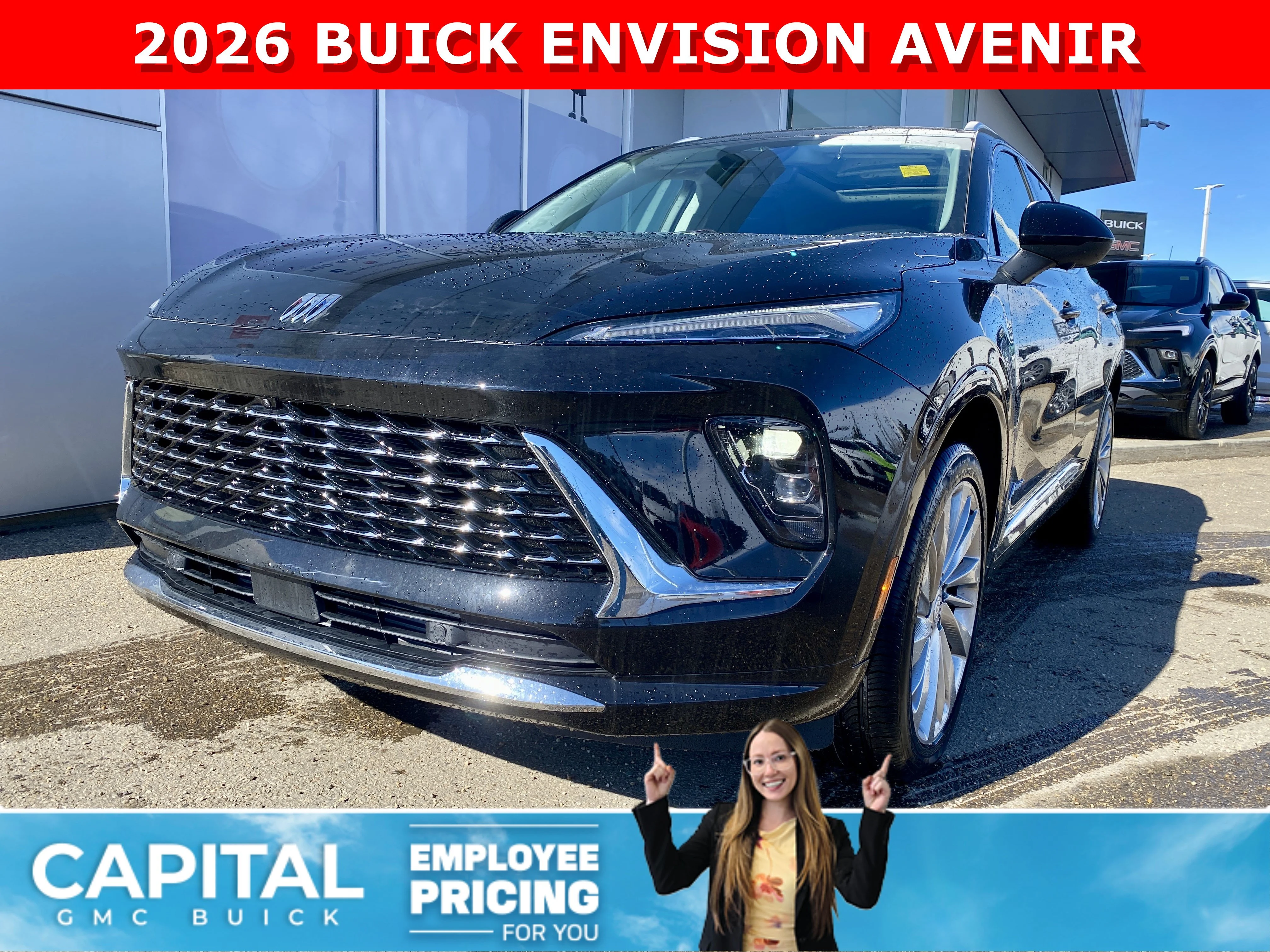 New 2026 EBONY TWILIGHT METALLIC Buick Avenir image 1