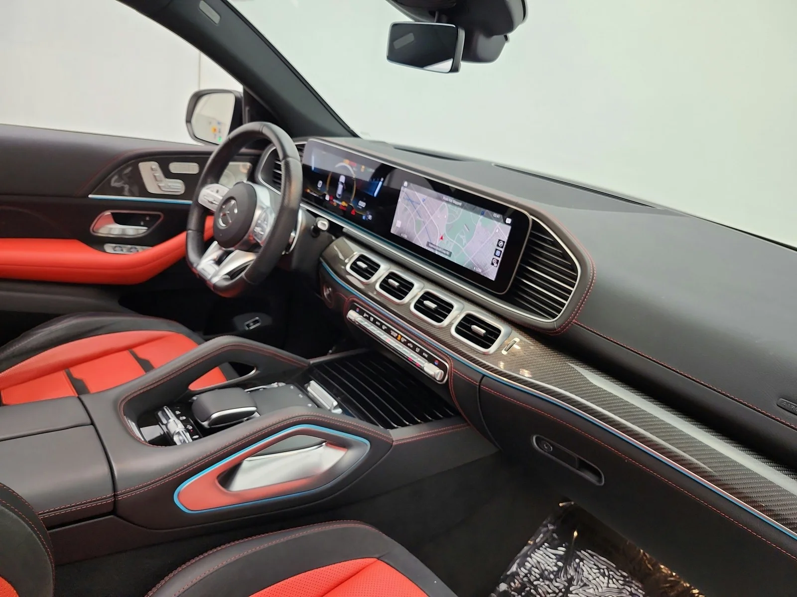 Used 2021 designo Diamond White Metallic Mercedes-Benz AMG® GLE 53 4MATIC Coupe image 19
