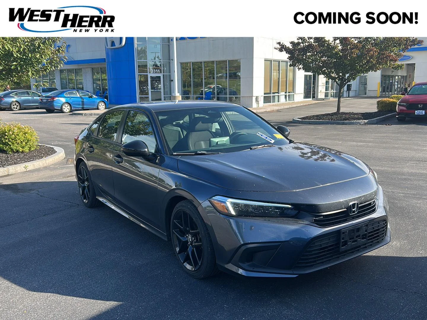 Used 2024 Meteorite Gray Metallic Honda Sport image 1