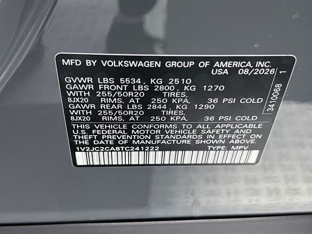 New 2026 Gray Volkswagen 2.0T SE w/Technology image 22