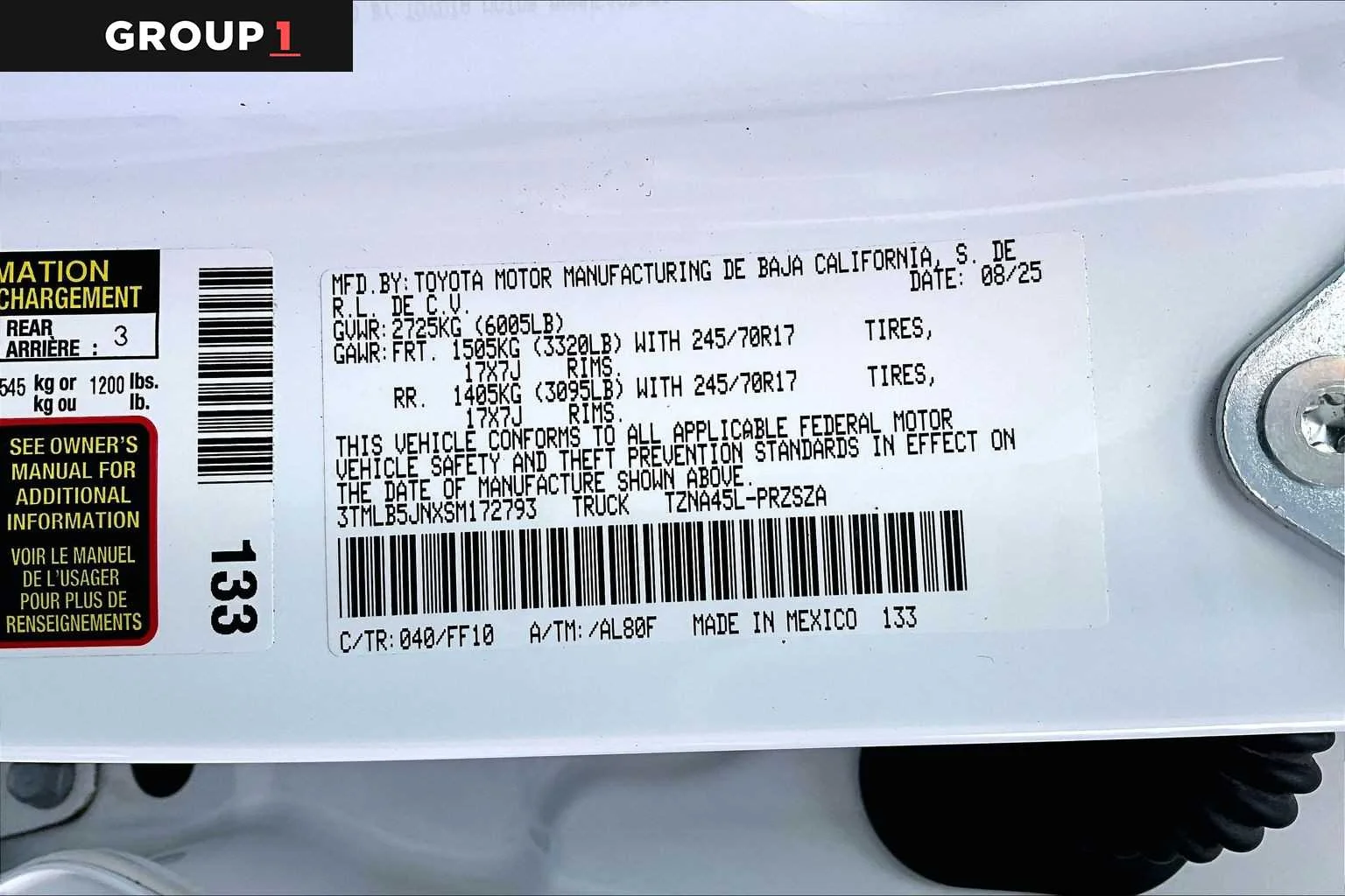 Certified Used 2025 Ice Cap Toyota SR5 image 35