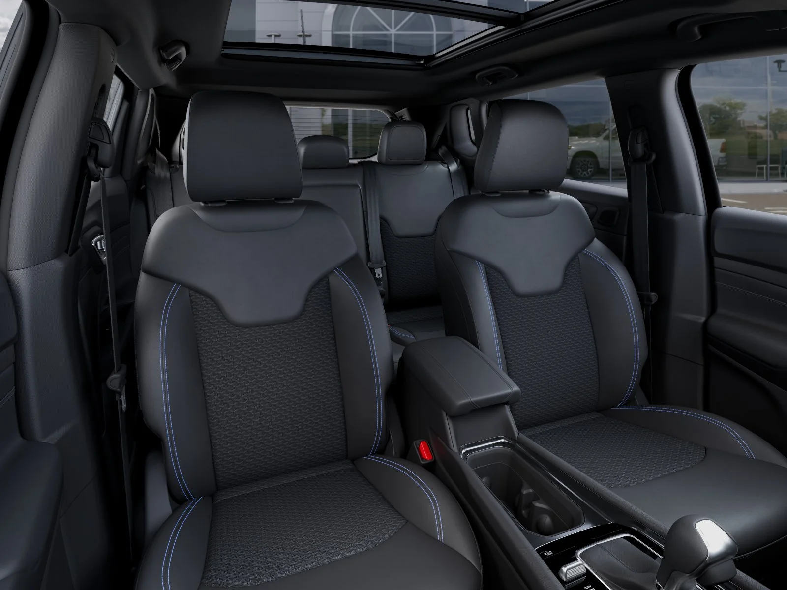 New 2025 Hydro Blue Pearl-Coat Exterior Paint Jeep Latitude image 28