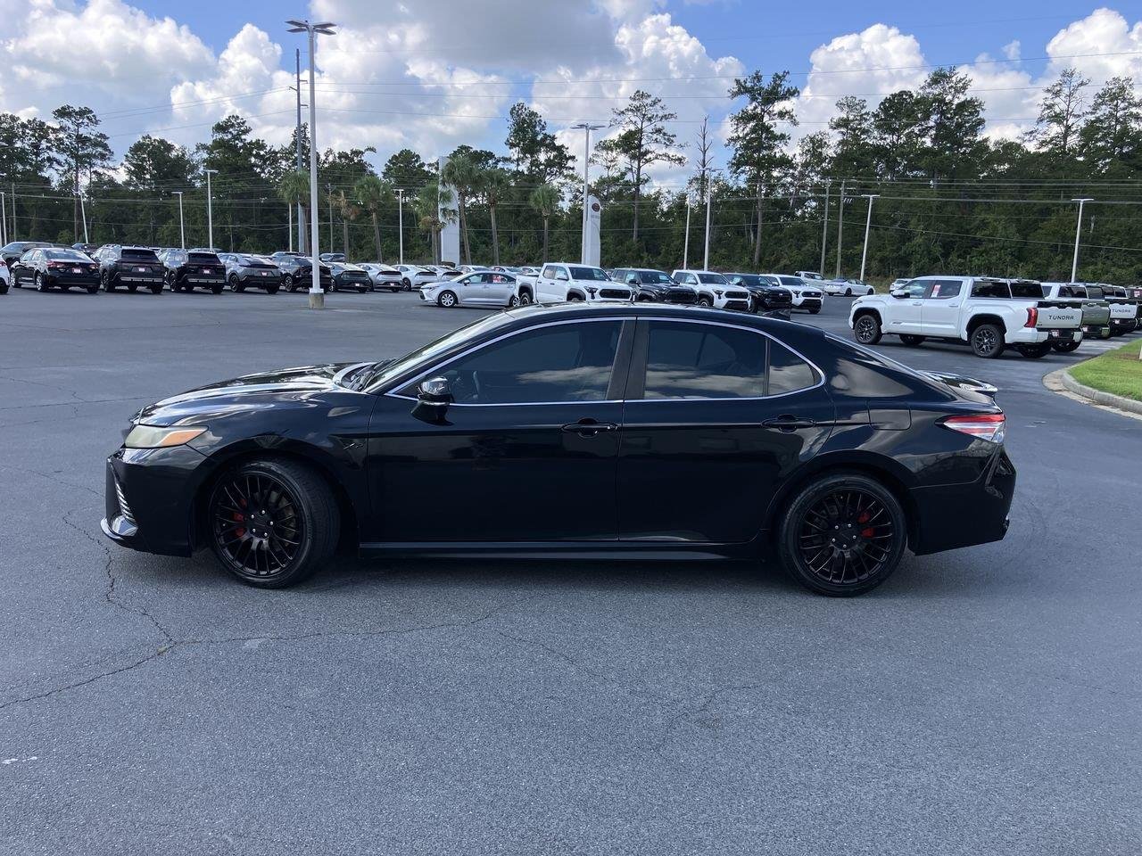 Used 2019 Black (Midnight Black Metallic) Toyota SE image 2