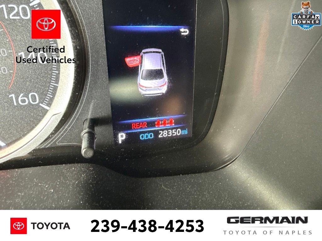 Certified Used 2020 Blue Toyota SE image 21