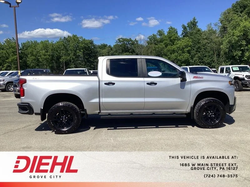 Used 2022 Silver Chevrolet LT Trail Boss image 8
