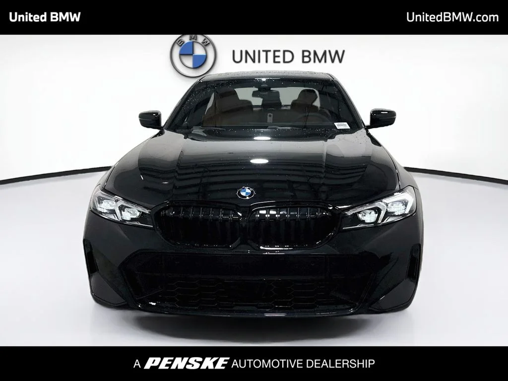 New 2026 Black Sapphire Metallic BMW 330i image 2