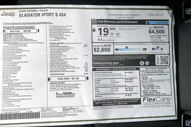 2026 Jeep Gladiator Sport S - Photo 14