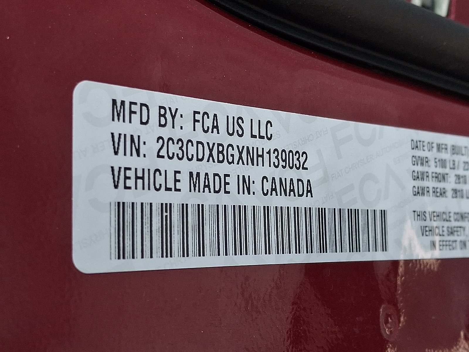 Used 2022 Octane Red Pearlcoat - PRV Dodge SXT RWD image 26