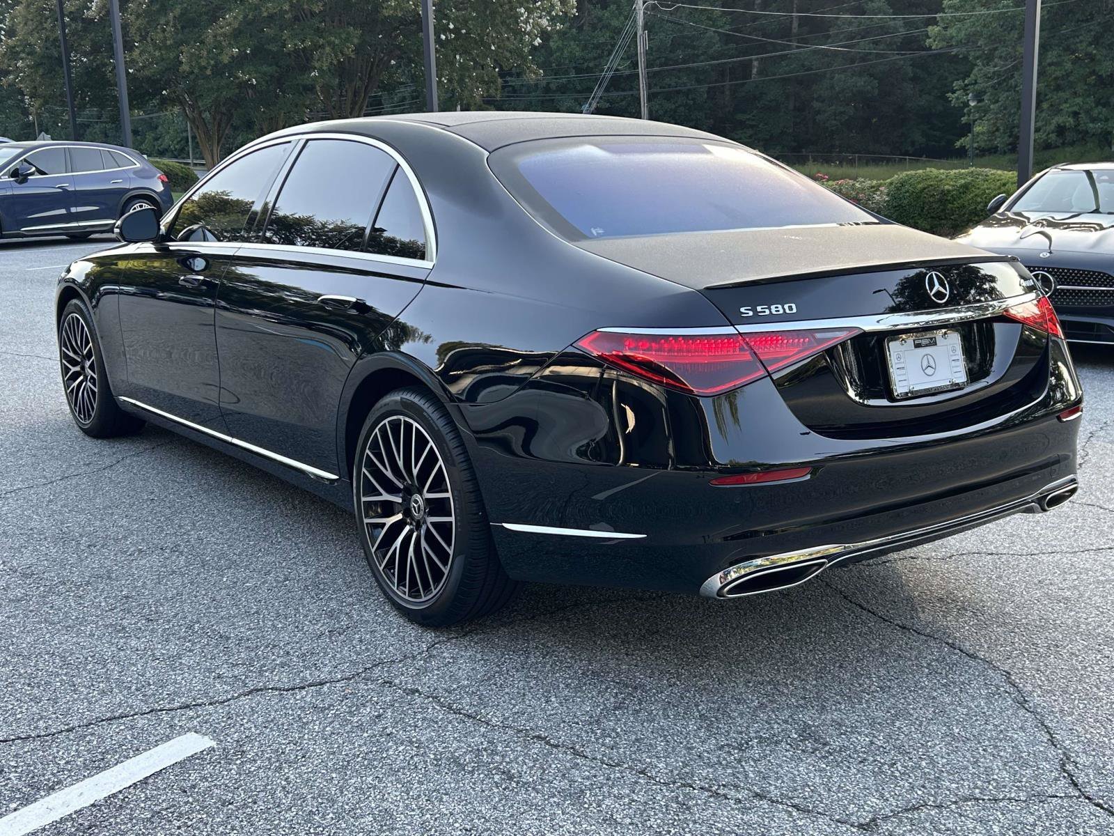 Certified Used 2025 Black Mercedes-Benz S 580 4MATIC® Sedan image 12