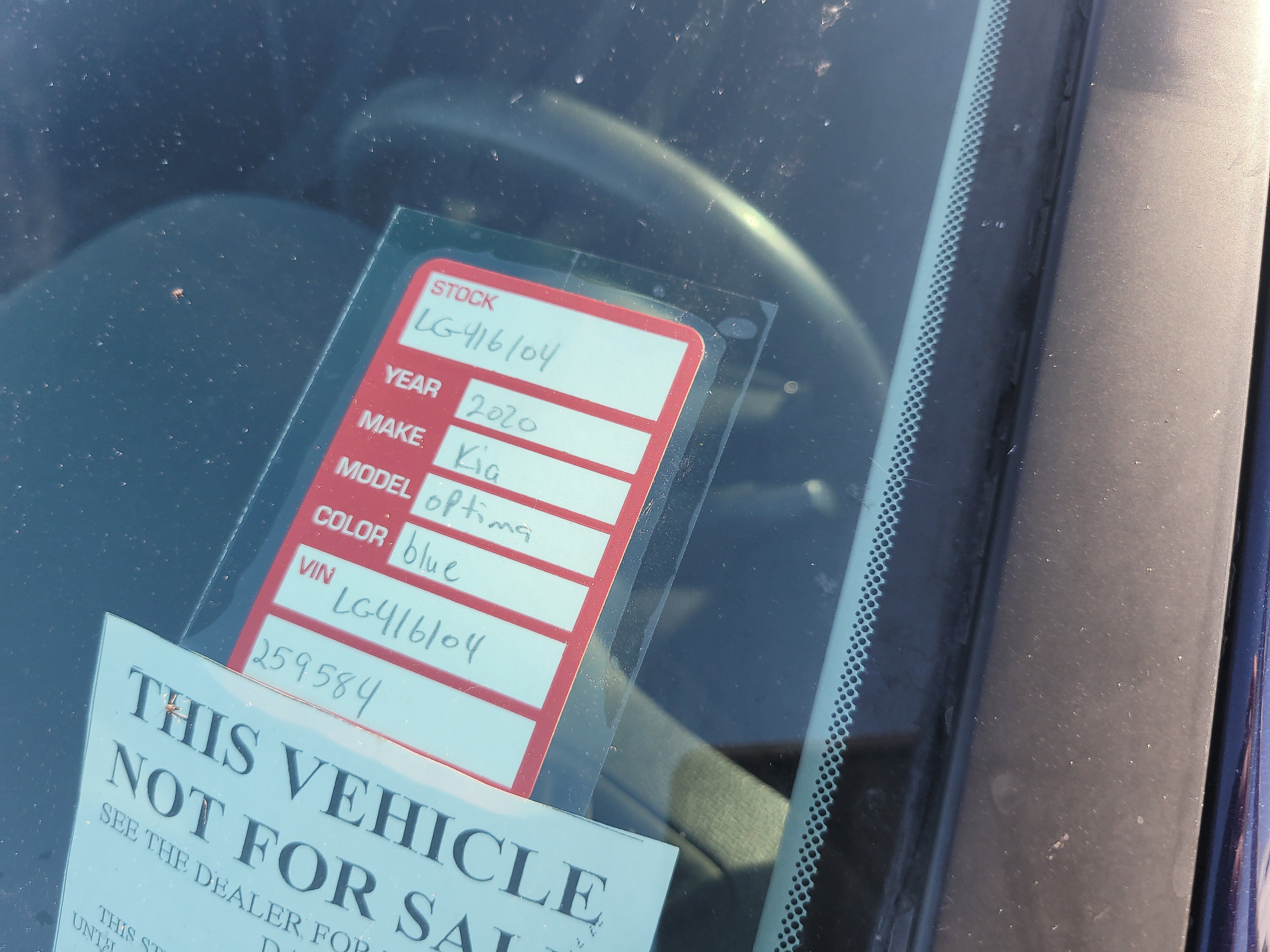 Used 2020 Horizon Blue Kia LX image 10