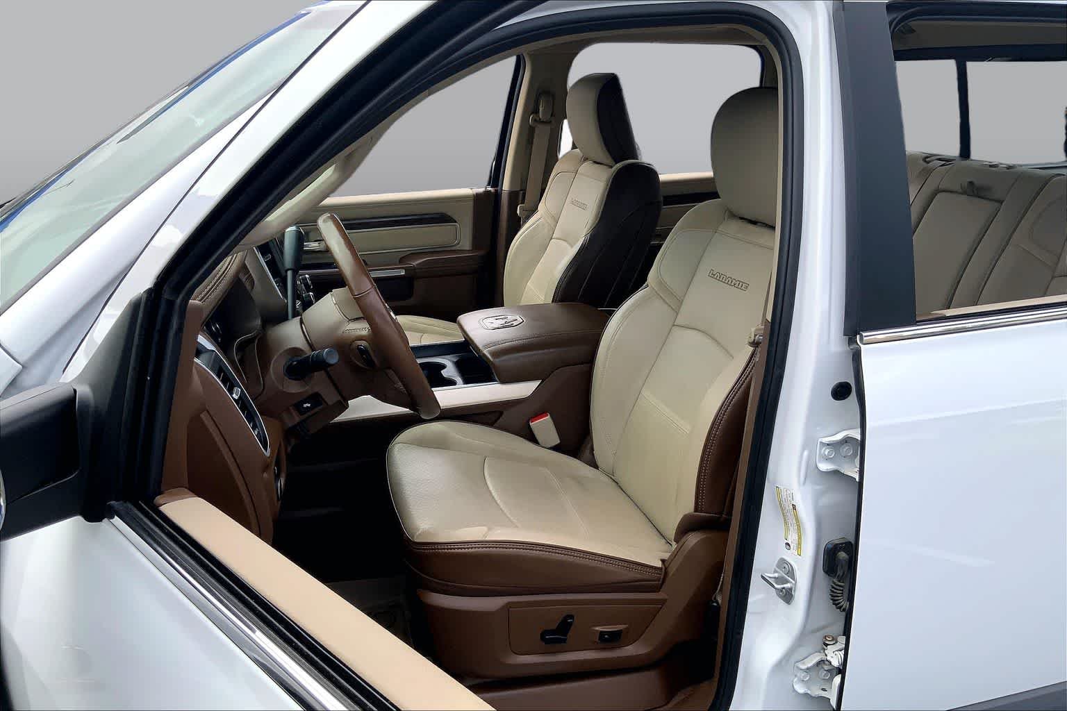 Used 2019 Bright White Clearcoat Ram Laramie image 8