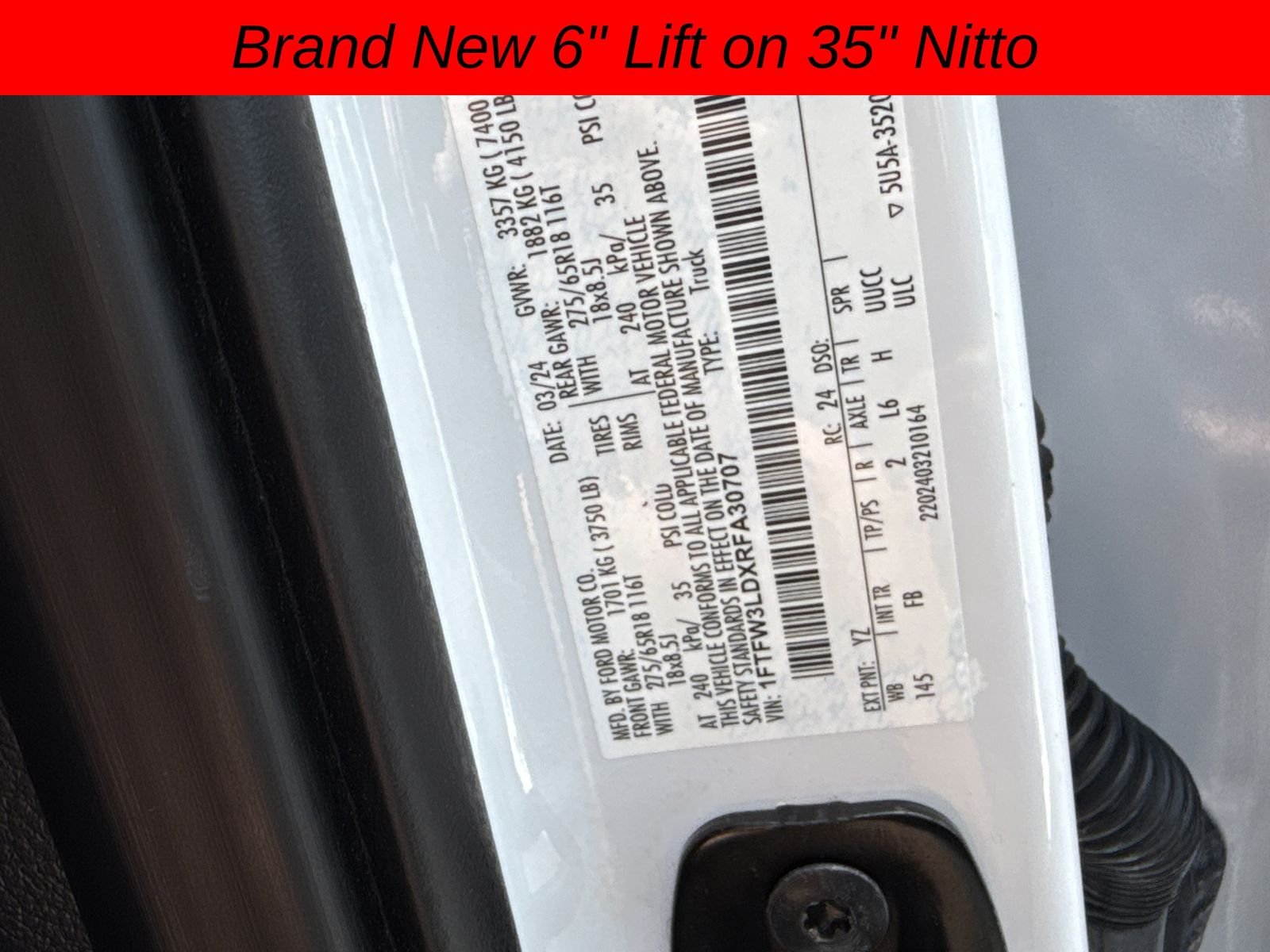 Used 2024 Oxford White Ford XLT image 36