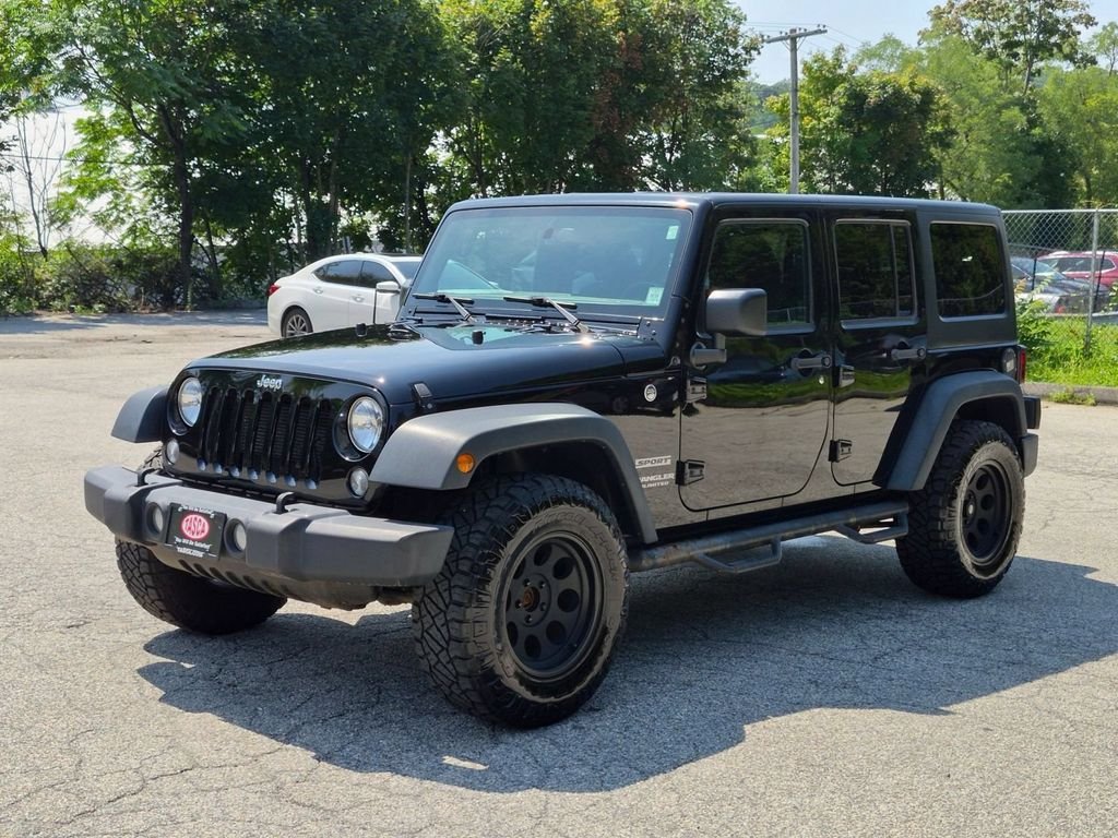Used 2016 Black Jeep Unlimited Sport image 9