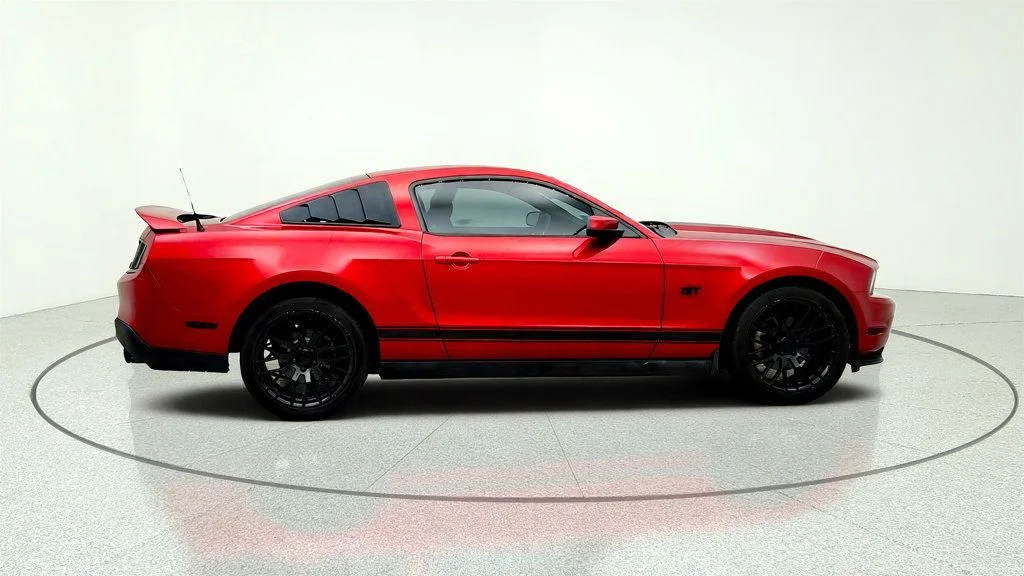 Used 2010 Red Candy Metallic Ford 2dr Coupe GT w/ Comfort & Security Pkgs + Upgraded Wheels image 4