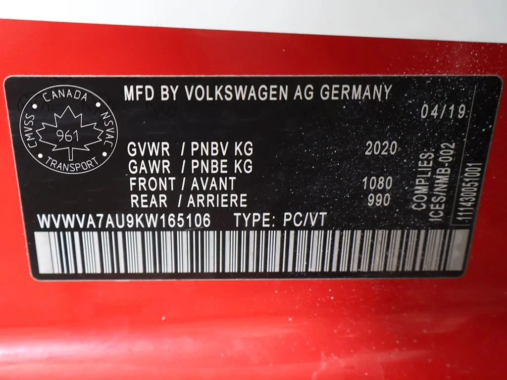 Used 2019 Red Volkswagen DCC & Navigation 4Motion image 52