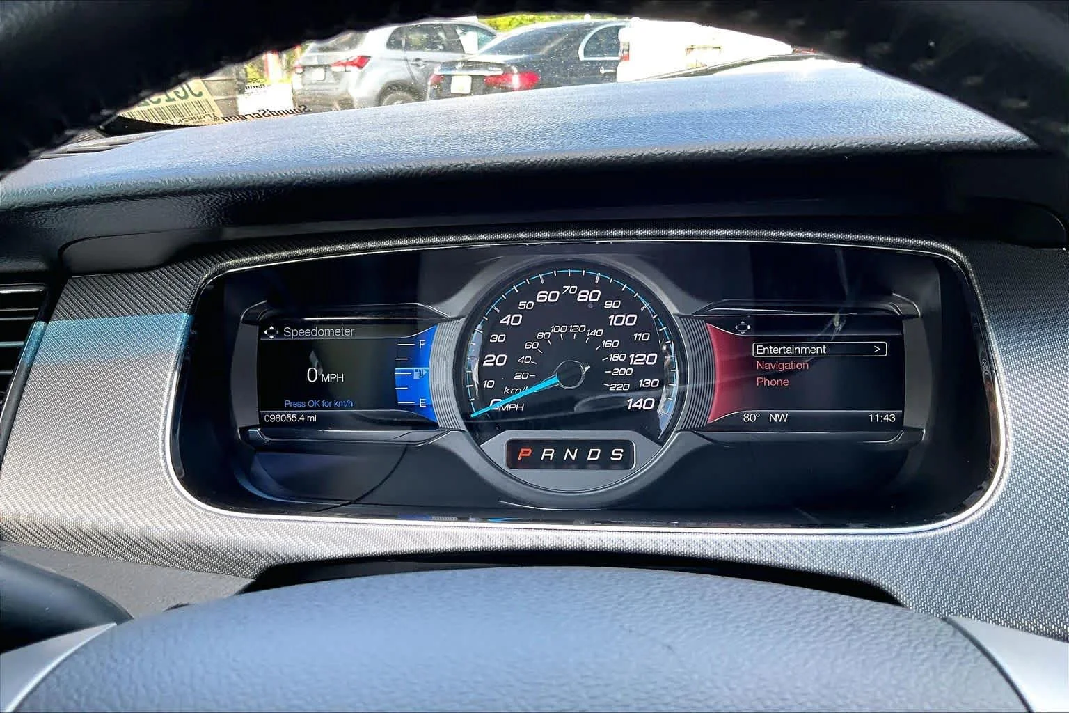Used 2018 White Platinum Metallic Tri-Coat Ford SHO image 26