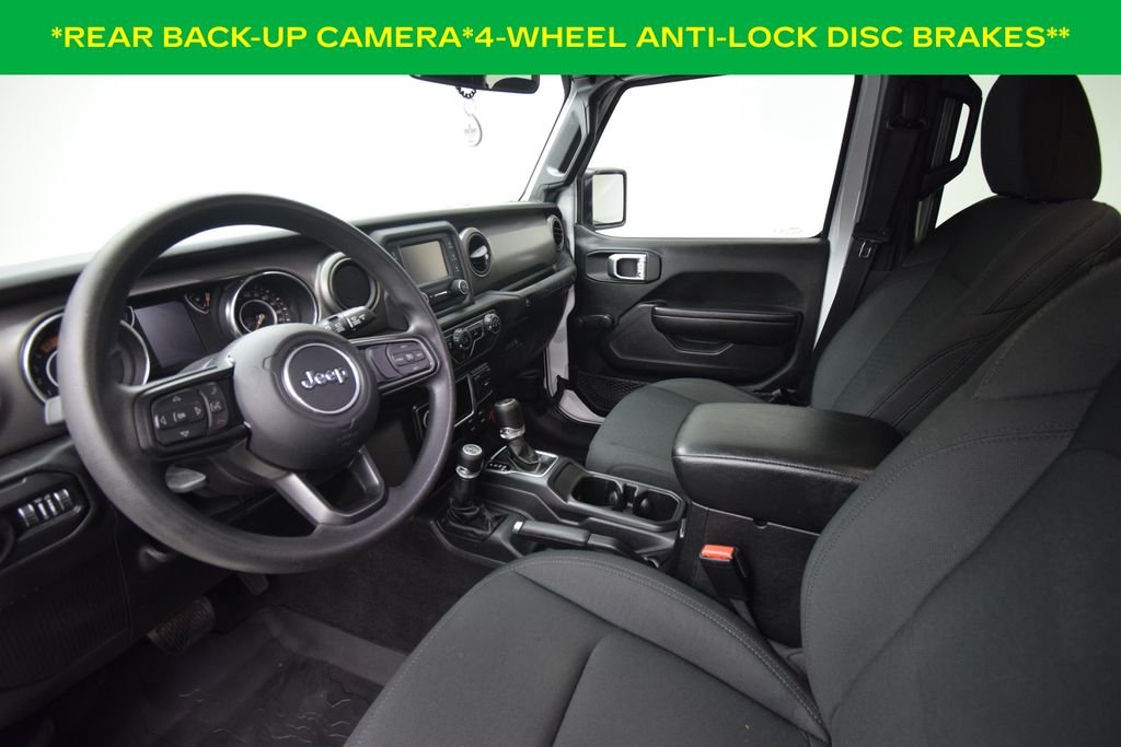 Used 2021 Bright White Clearcoat Jeep Unlimited Sport image 9