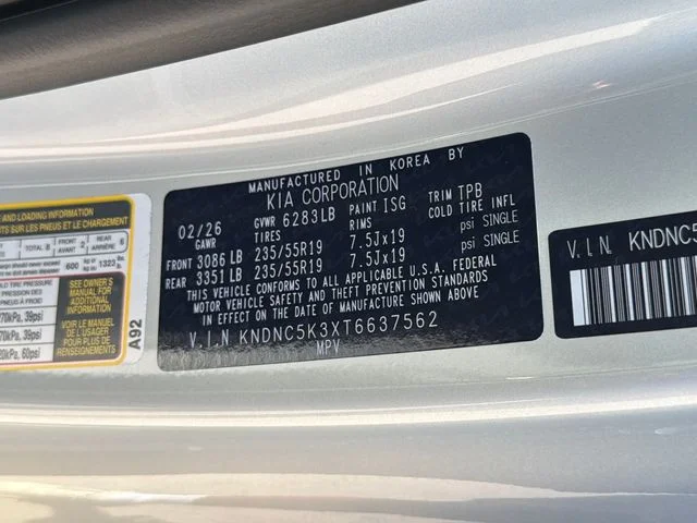 New 2026 Silver Kia EX image 25