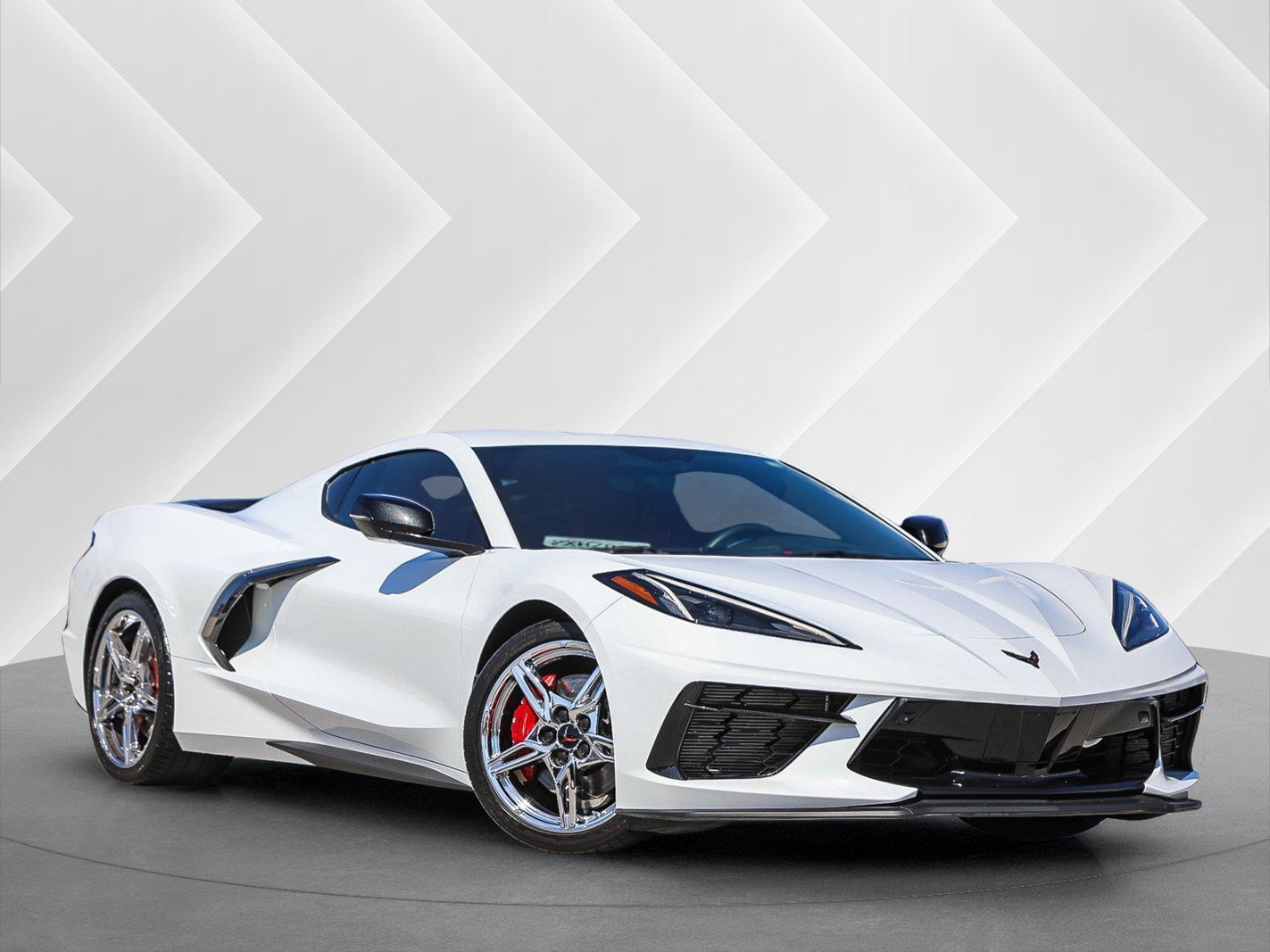 Used 2022 Arctic White Chevrolet Stingray image 1
