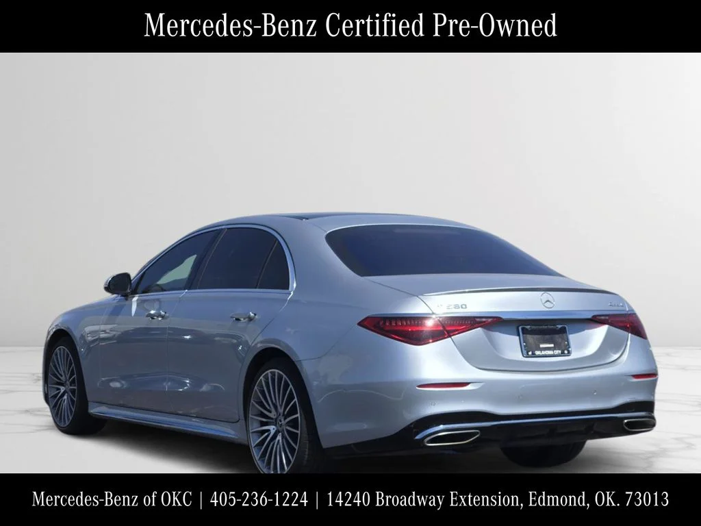 Certified Used 2021 Cirrus Silver Metallic Mercedes-Benz S 580 image 5