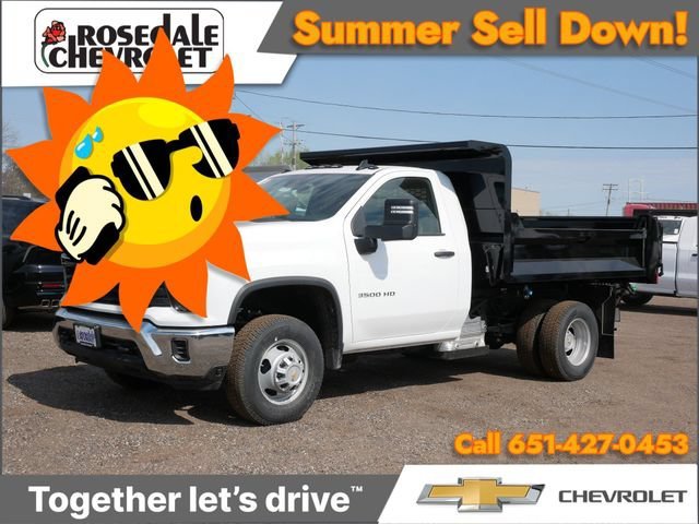 New 2025 Summit White Chevrolet Work Truck image 1