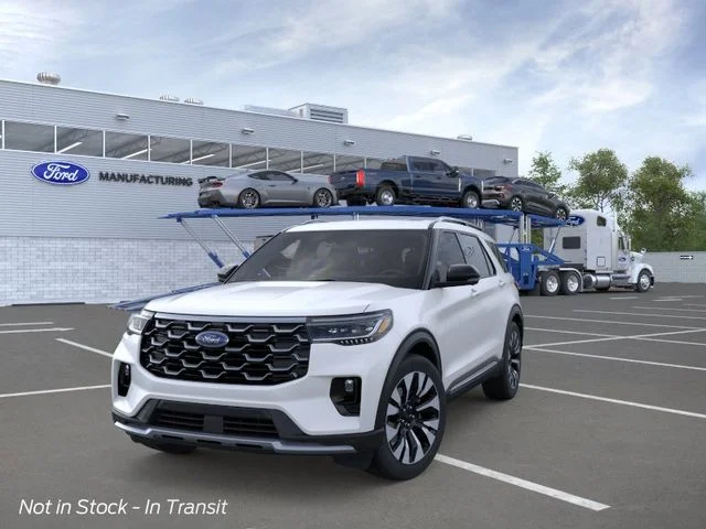 New 2026 Star White Metallic Tri-Coat Ford Platinum image 2