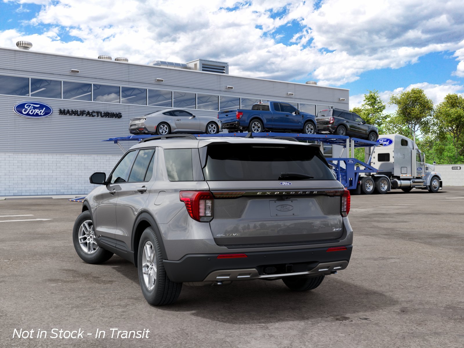 New 2027 Carbonized Gray Metallic Ford Active image 4