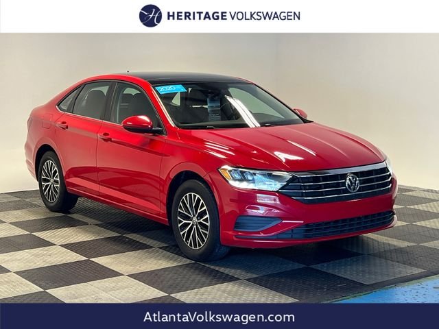 Red 2020 Volkswagen Jetta SE FWD Sedan Front-Wheel Drive