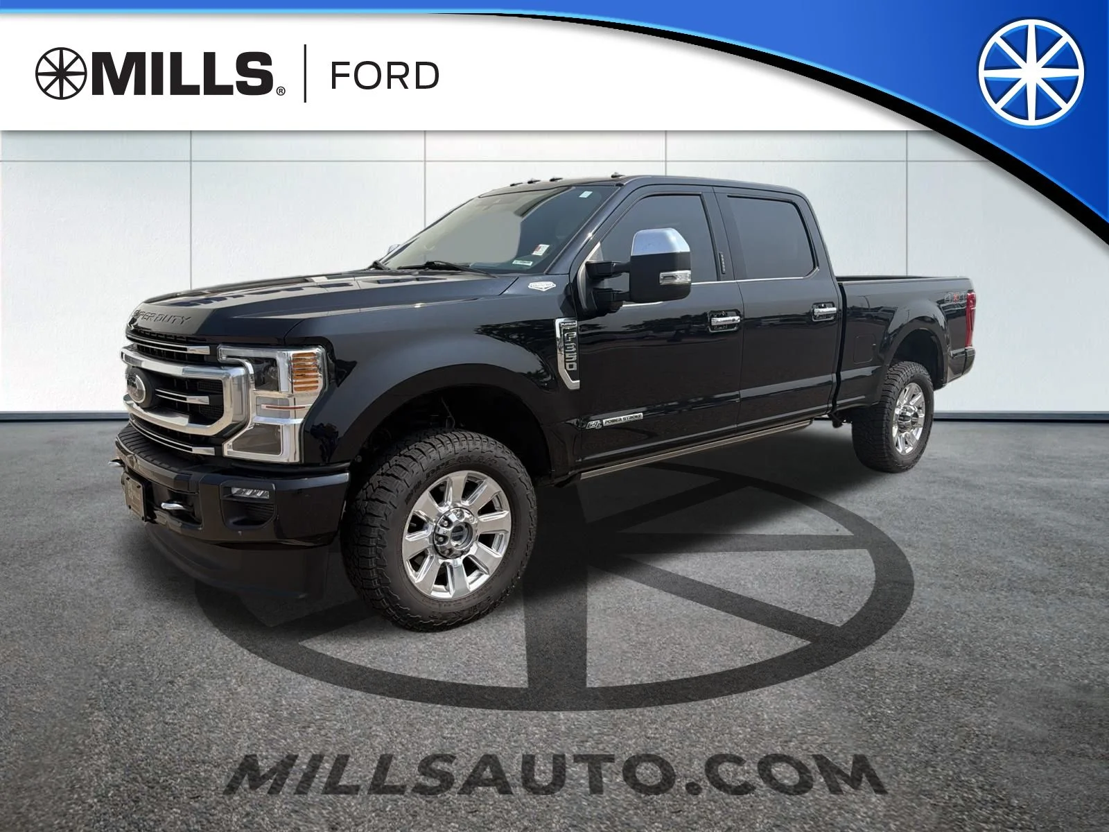 Used 2021 Black Metallic Ford Platinum image 1