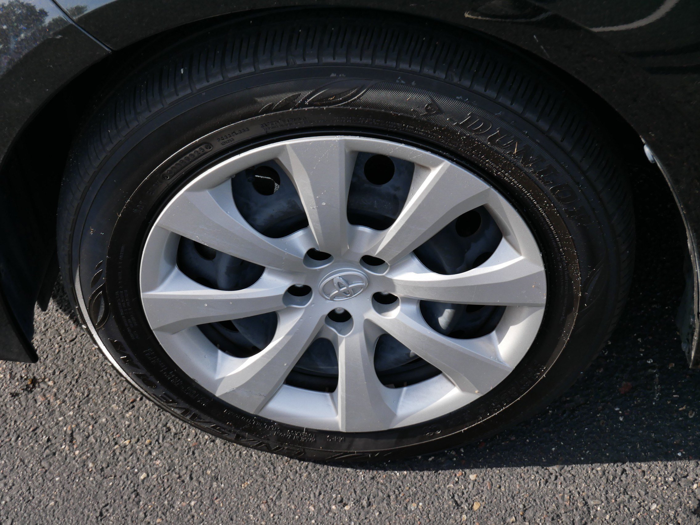 Used 2025 Midnight Black Metallic Toyota Hybrid LE image 15