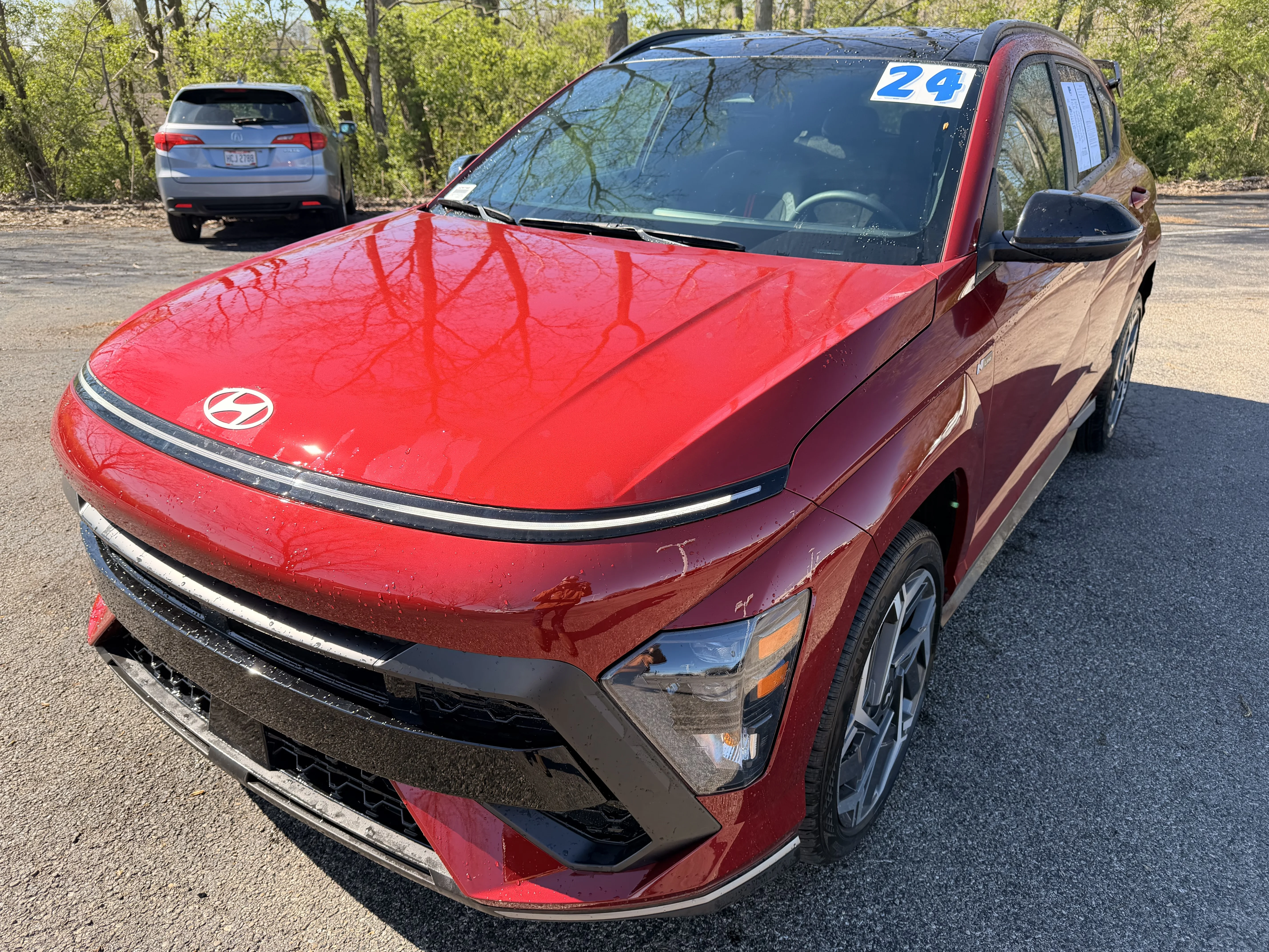 Used 2024 Ultimate Red Metallic Hyundai N Line image 7