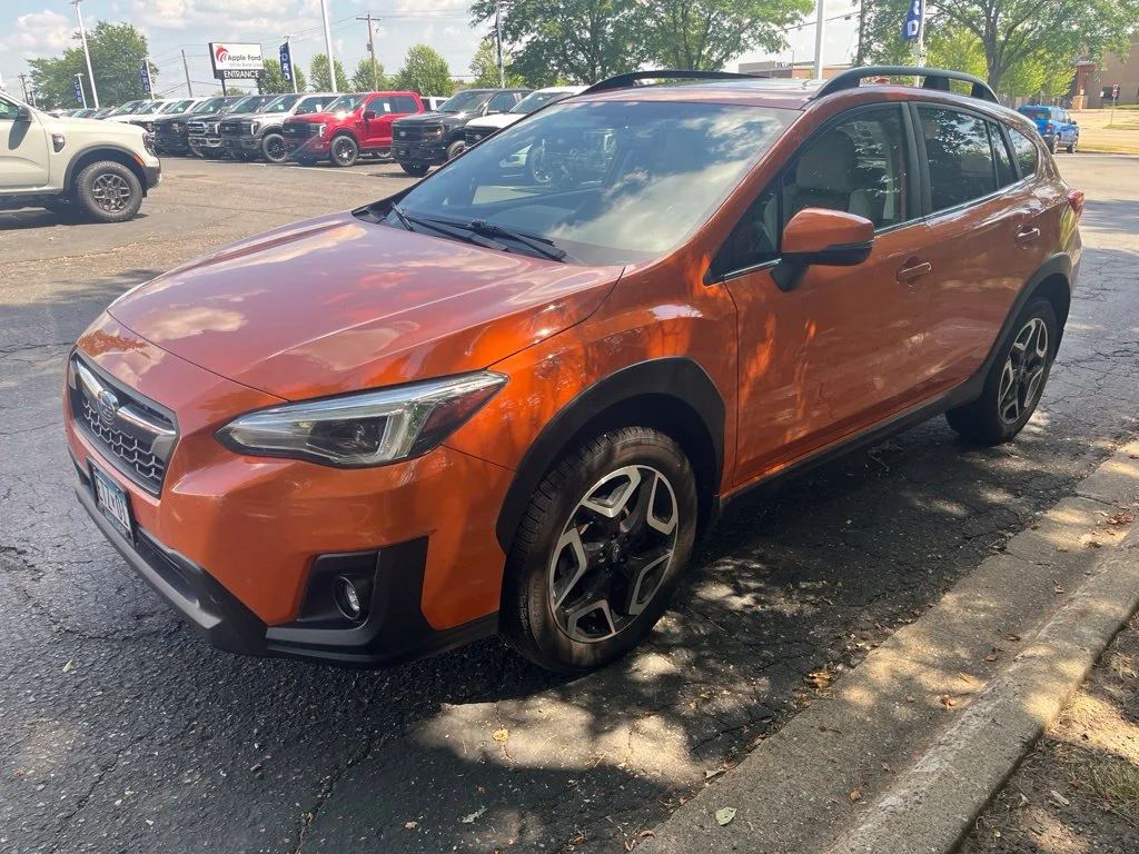 Certified Used 2020 Orange Subaru Limited image 1
